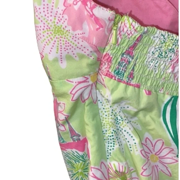 Lilly Pulitzer Derby Days Halter Dress Size 7 White Label - Picture 6 of 7